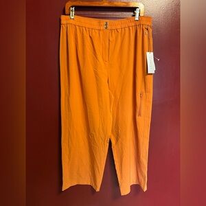 Chico’s Zenergy Crop Pants Women’s Size XL Burnt Orange Athleisure Travel Comfy